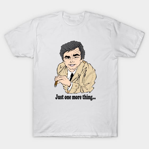 TV SERIES COLUMBO FAN ART!! T-Shirt by cartoonistguy